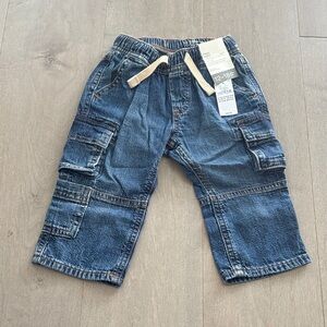 New Infant Blue Cargo Jeans